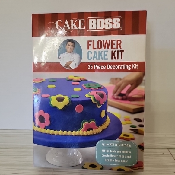 Cake Boss Buddy Valastro 25 piece Flower Cake Decorating Kit 2013 New In Box - Picture 4 of 7